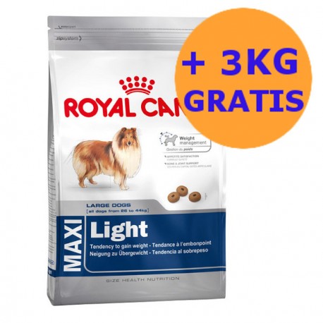 Royal Canin Maxi Light 15 + 3KG GRATIS !!!