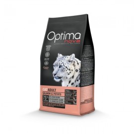 OptimaNova Adult Salmon Potato Cat 2kg