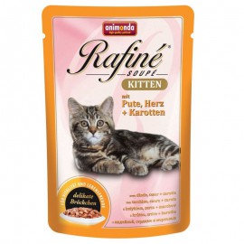 Animonda Rafine Soupe Kitten Indyk i Serca 100g