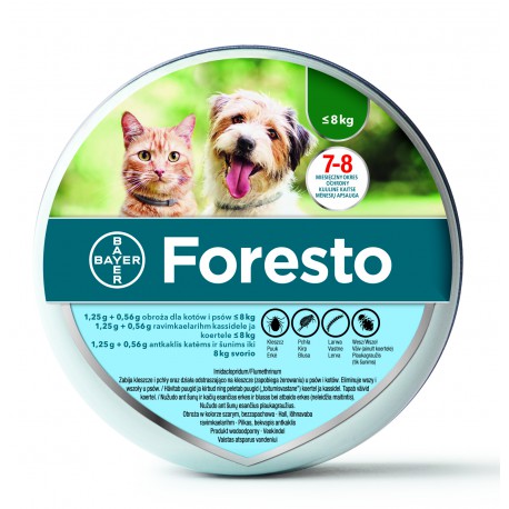 Foresto obroża 38cm - dla małych psów i kotów