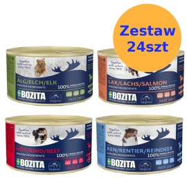 Bozita karma dla psa w puszkach 200g - ZESTAW 24szt