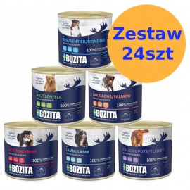 Bozita karma dla psa w puszkach 625g - ZESTAW 24szt