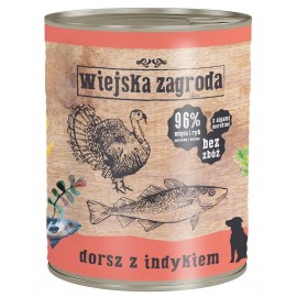 Wiejska Zagroda Dorsz z Indykiem 800g