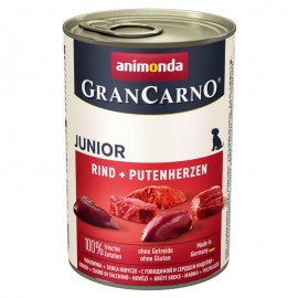 Animonda Grancarno Junior Wołowina i Serca Indyka 400g