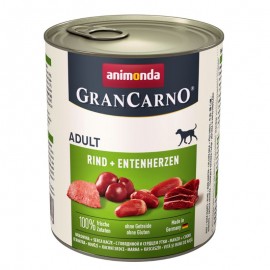 Animonda Grancarno Adult Wołowina Kacze Serca 800g