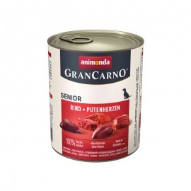 Animonda GranCarno Senior Wołowina Serca Indyka 800g
