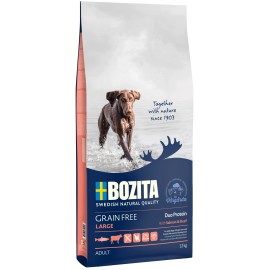 Bozita Grain Free Adult Large Salmon Beef 12kg