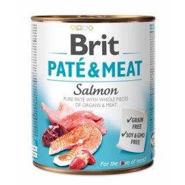 Brit Pate Meat Salmon 800g