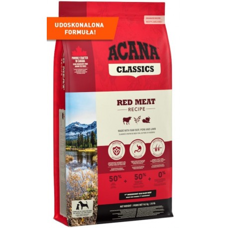 Acana Classics Red Meat 14,5kg + 2KG GRATIS